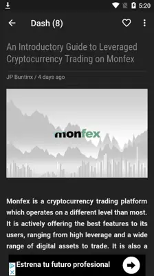 Bitcoin News android App screenshot 0