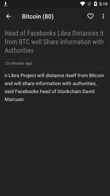 Bitcoin News android App screenshot 4